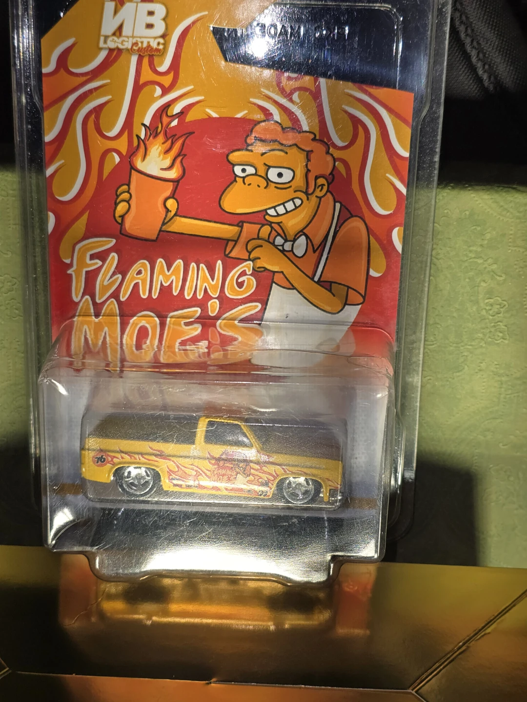 Hot Wheels "Flaming Moe's" Pickup Truck