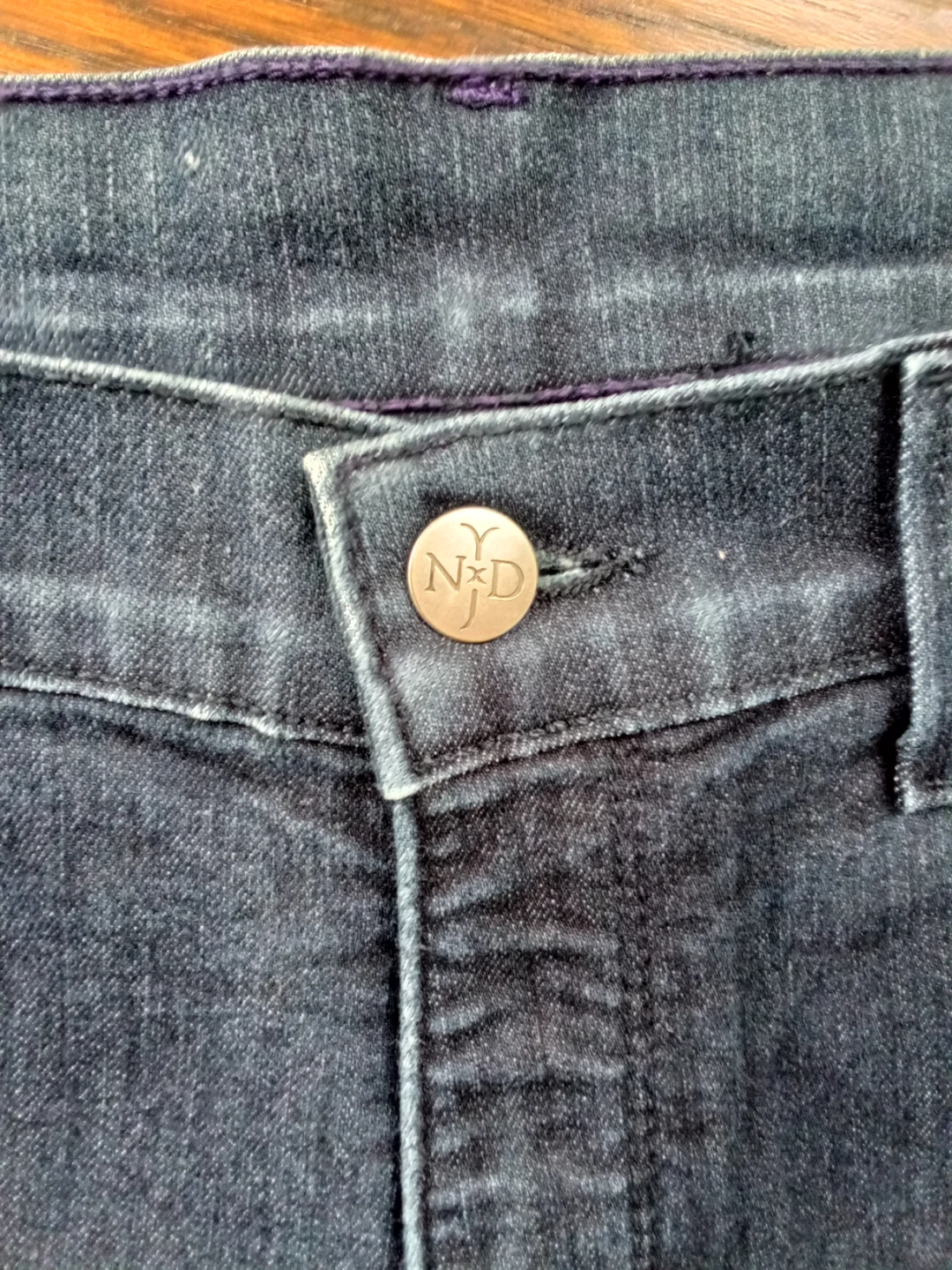 NYDJ Jeans Women's Size 8 Bootcut Embellished Dark Wash - photo 4