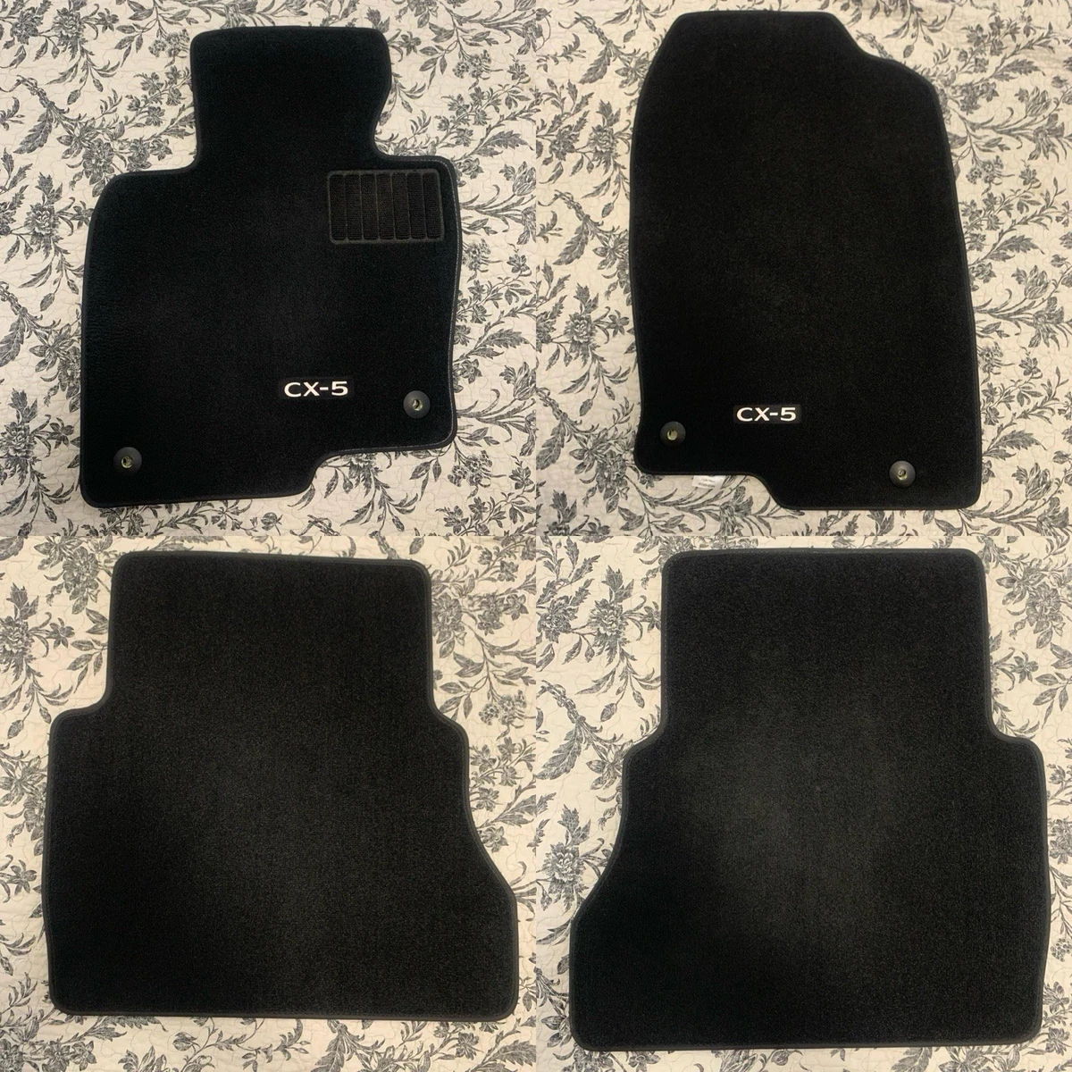 Set of 4 OEM Carpet Black CX-5 Floor Mats