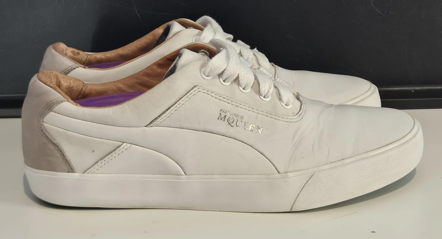 Alexander McQueen x Puma White Leather Sneakers - photo 4