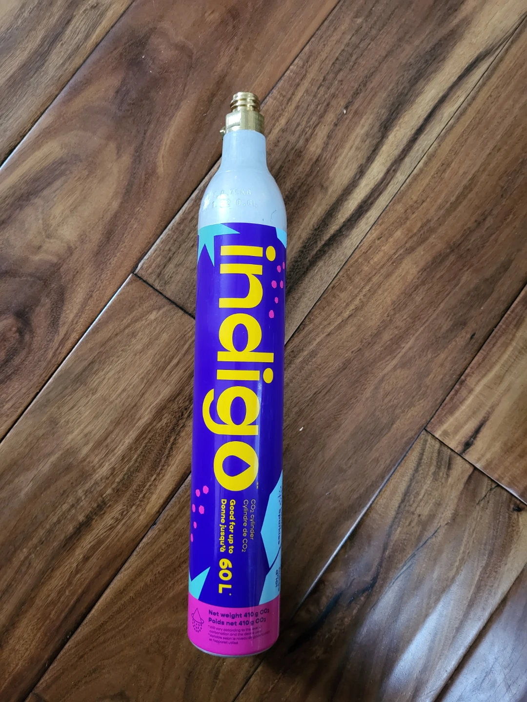 Indigo CO2 Cylinder 410g  full bottle