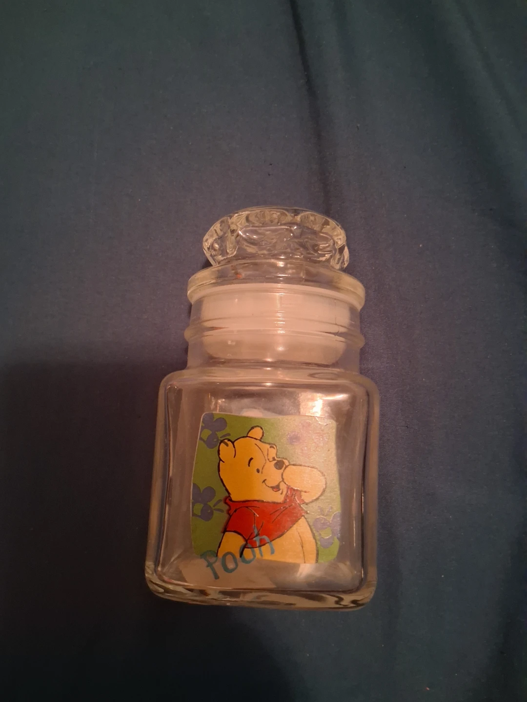 Disney Winnie the Pooh Glass Jar with Lid