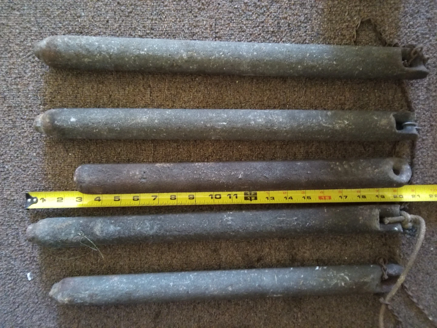 Vintage Cast Iron Window Sash Weights - photo 2