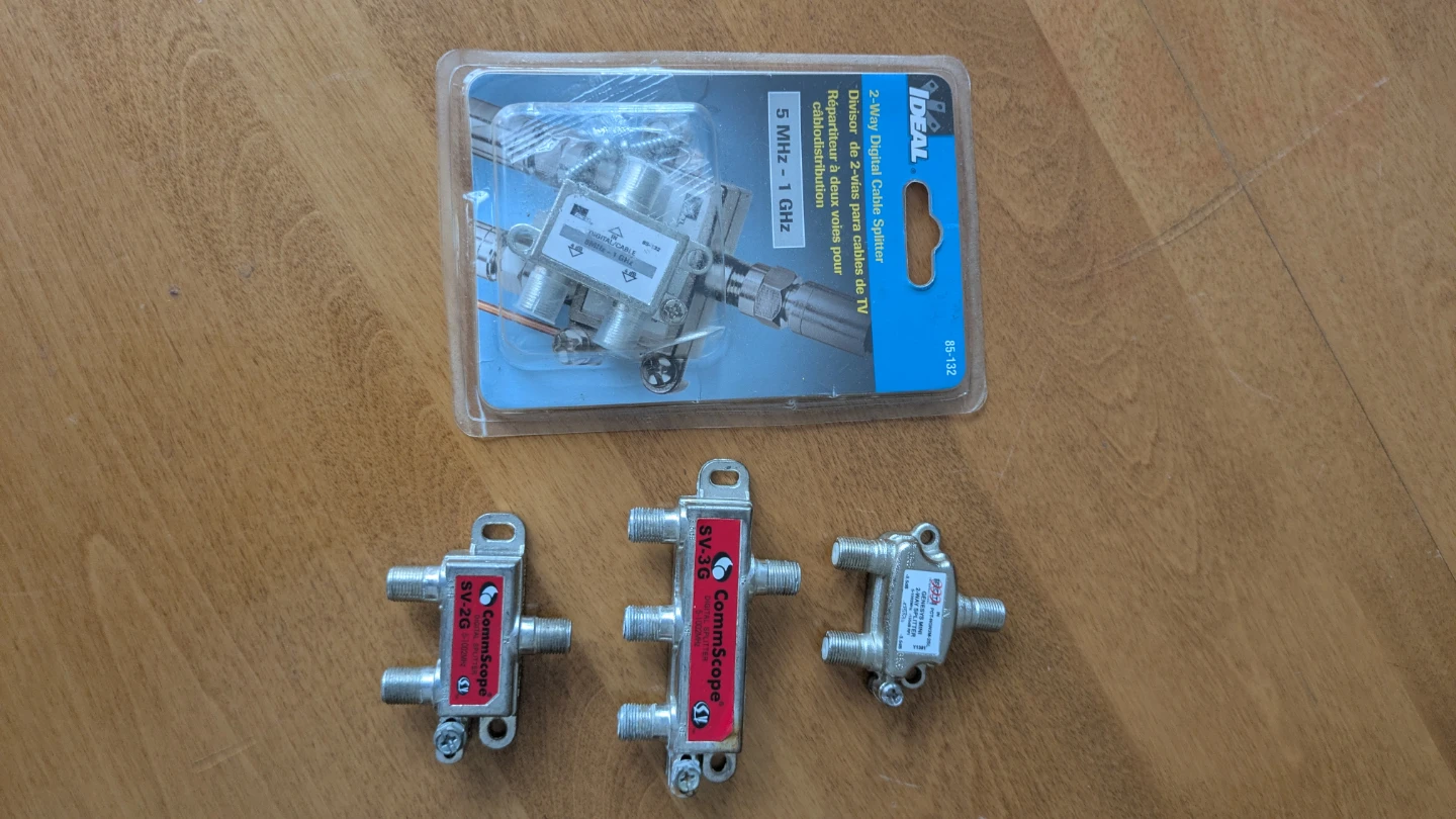 Digital Cable Splitters set of 4