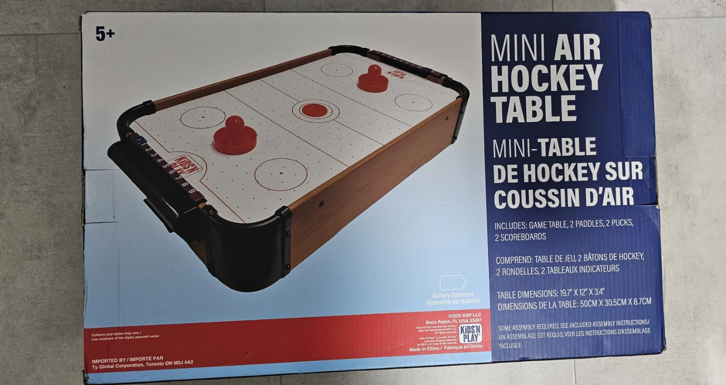 Mini Air Hockey Table