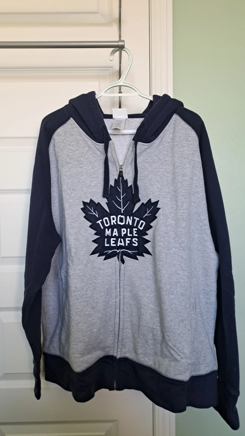 Toronto Maple Leafs NHL Full Zip Hoodie Jacket XXL