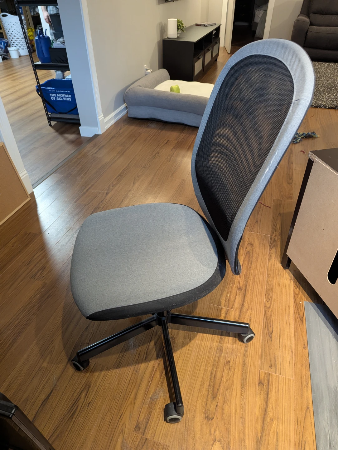Black and Grey Mesh Office Chair