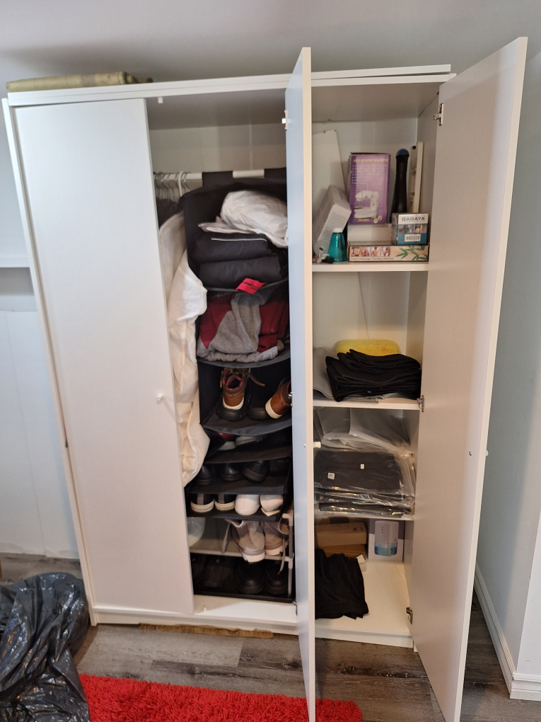 White 3-Door Wardrobe - photo 2