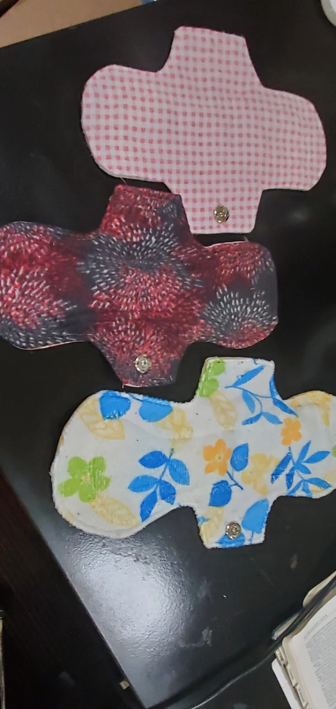 Flannel and waterproof fabric for volunteer sewing project - photo 3