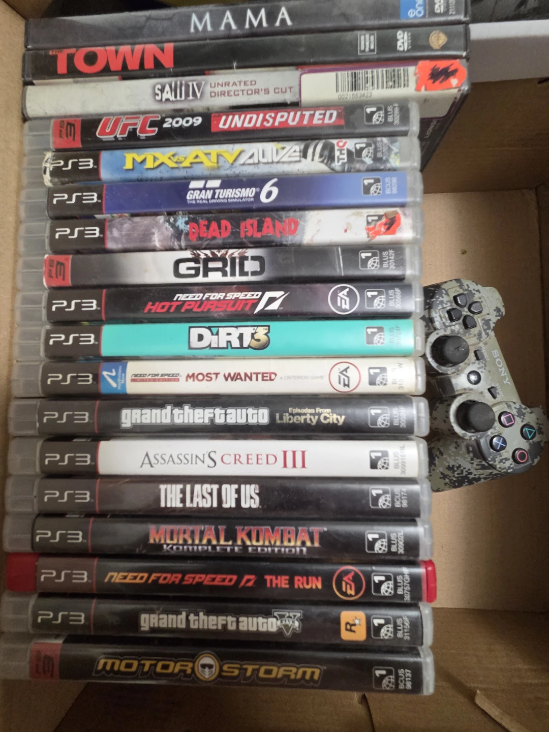 PlayStation 3 Games Bundle with Controller