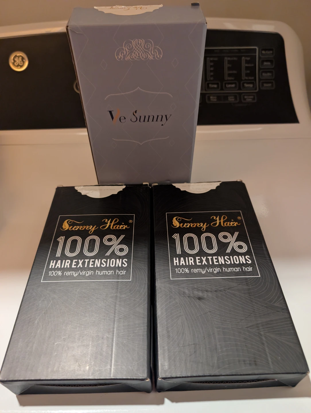 Sunny Hair 100% Remy/Virgin Human Hair Extensions (2 Boxes)