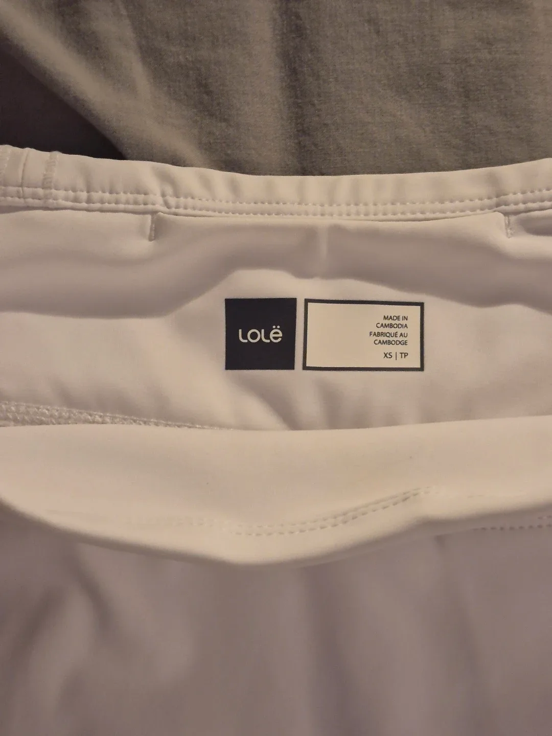 Lole White Skirt with pants and pockets XS - photo 5