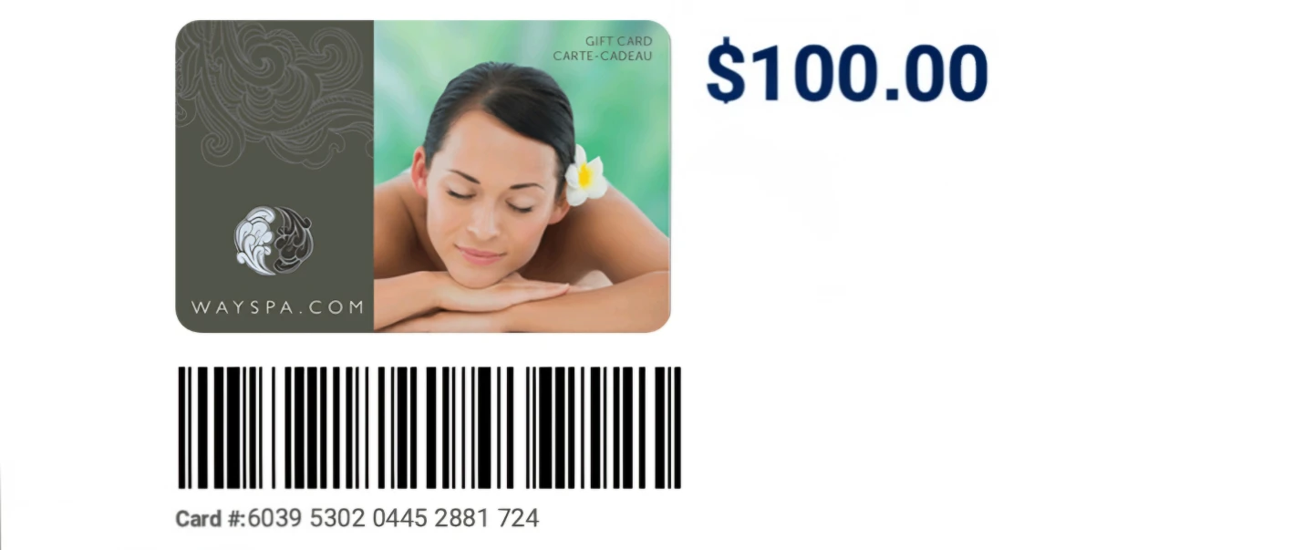 $100 WaySpa Gift Card