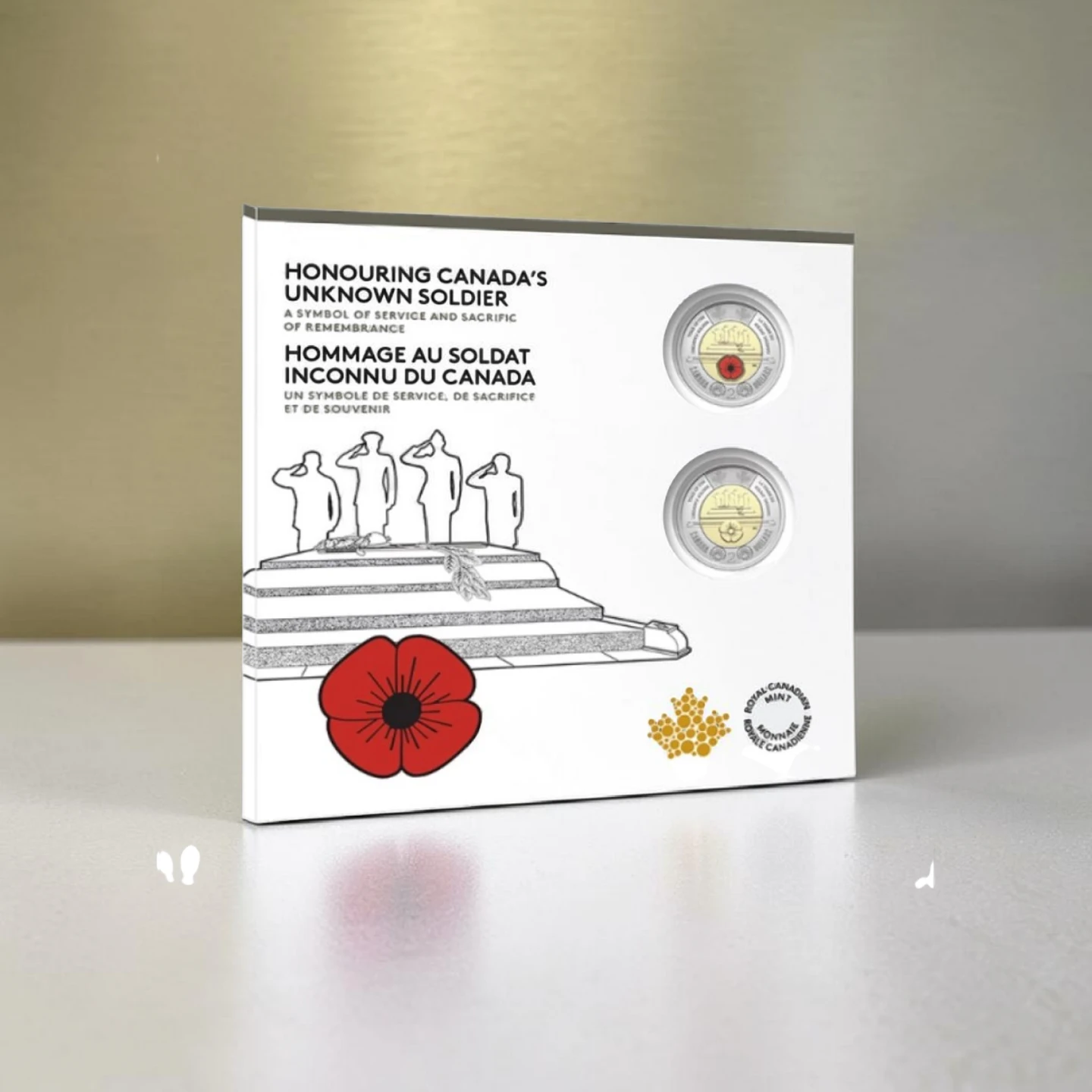 Royal Canadian Mint 2025 Honours Unknown Soldier 2 Dollars.
