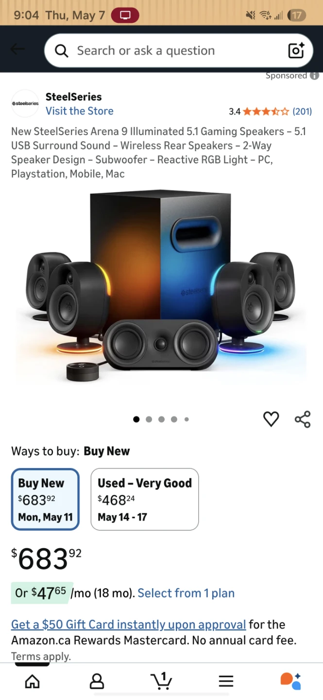 SteelSeries Arena 9 Gaming Speakers