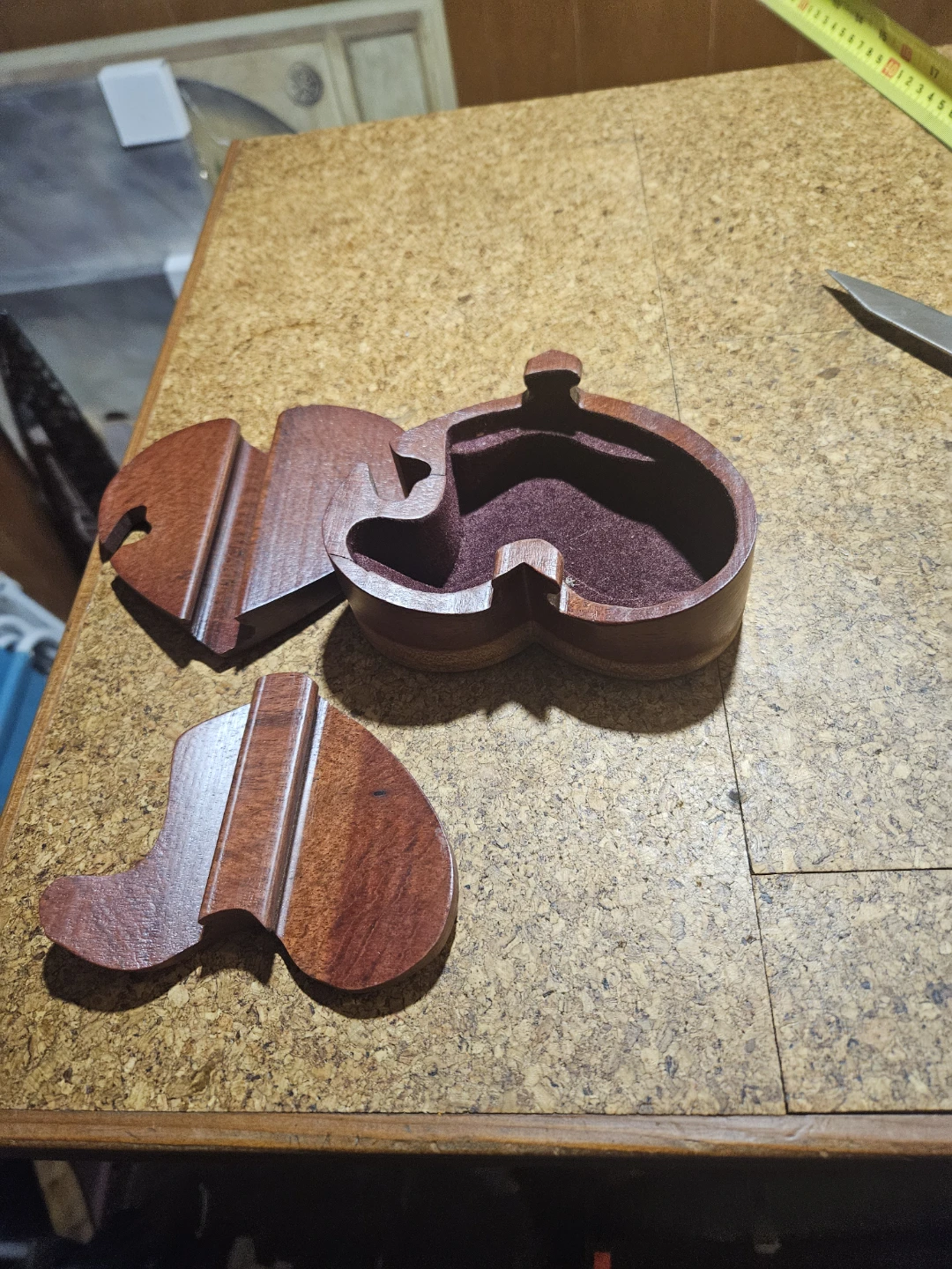 Wooden Heart Puzzle Box - photo 4