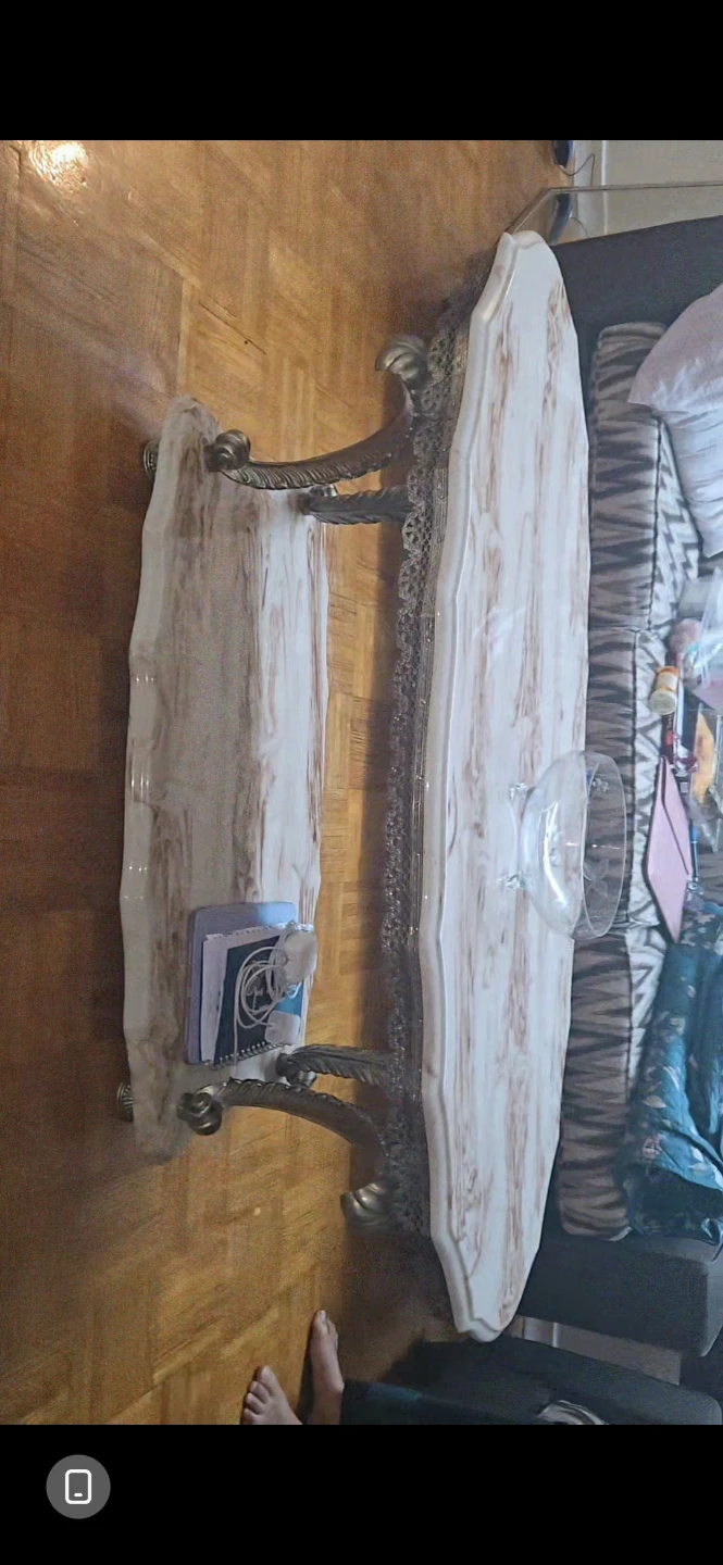Marble coffee table 2 piece - photo 4