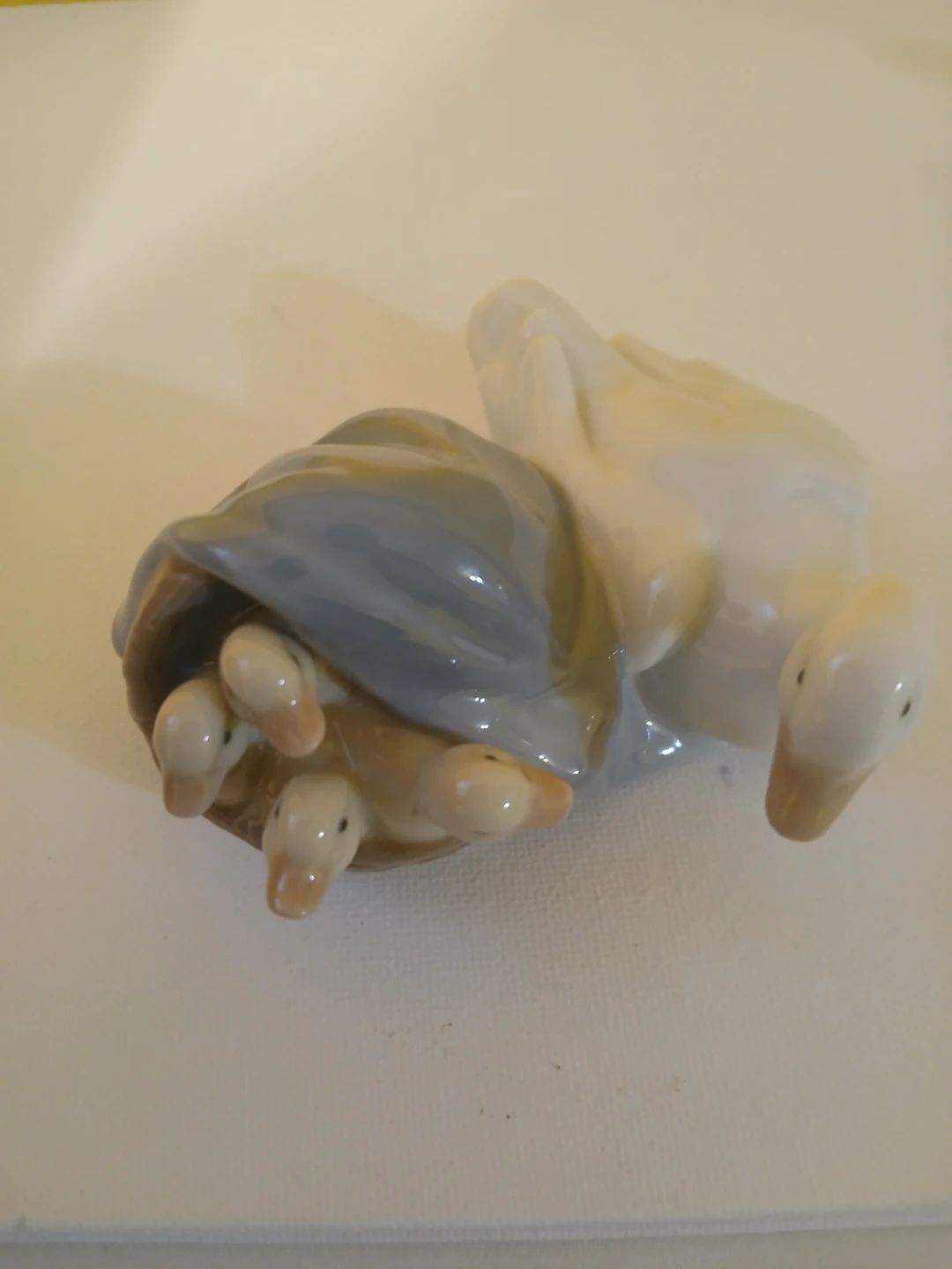 Lladro Porcelain Figurine - Mother Duck and Ducklings - photo 3