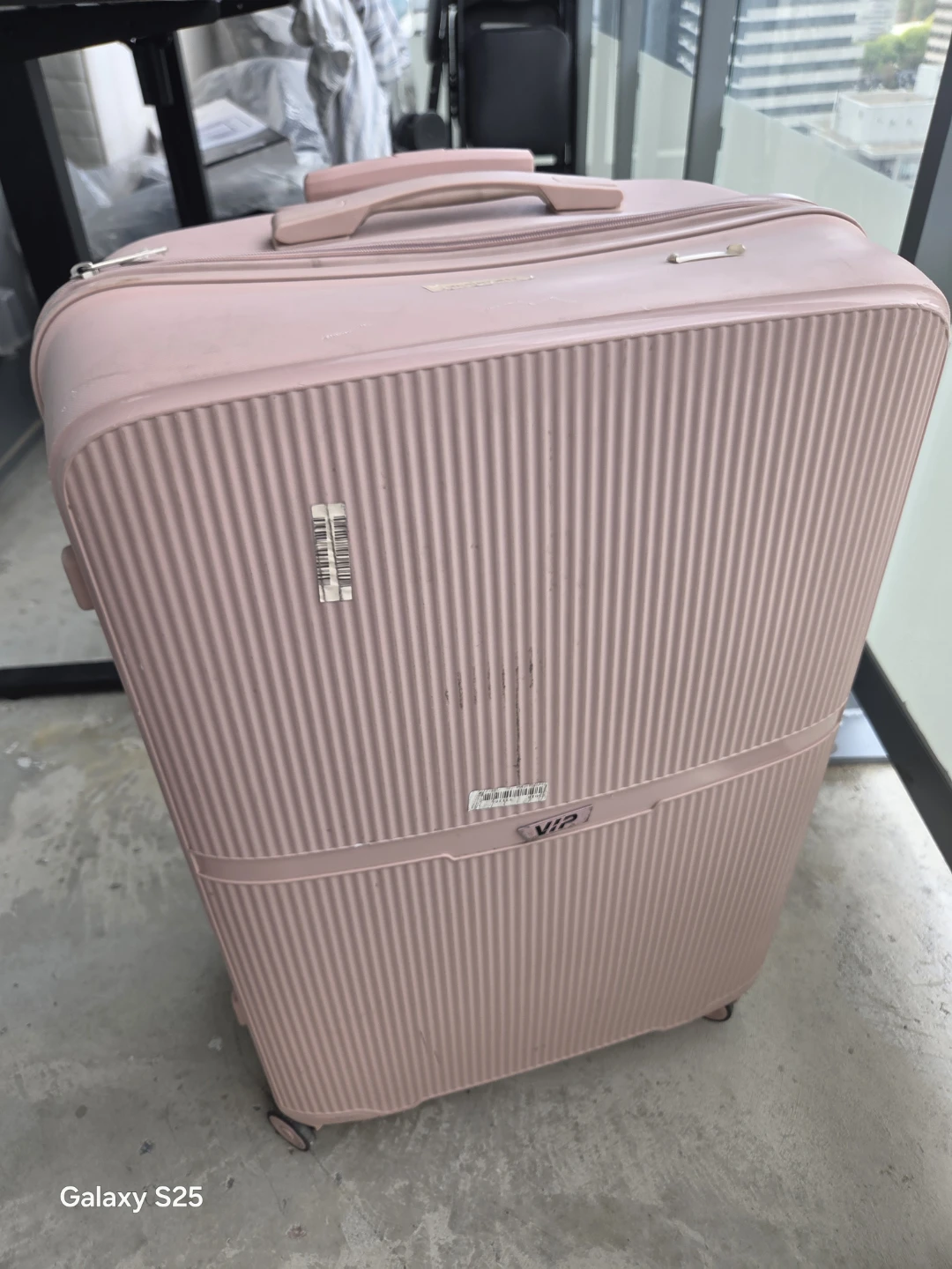 Pink VIP Luggage Suitcase