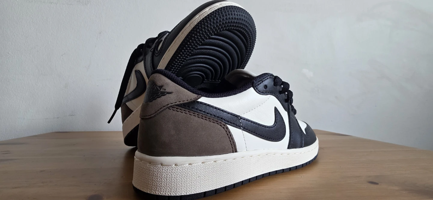 Kids Air Jordan 1 Low OG "Mocha" Sneakers - photo 2