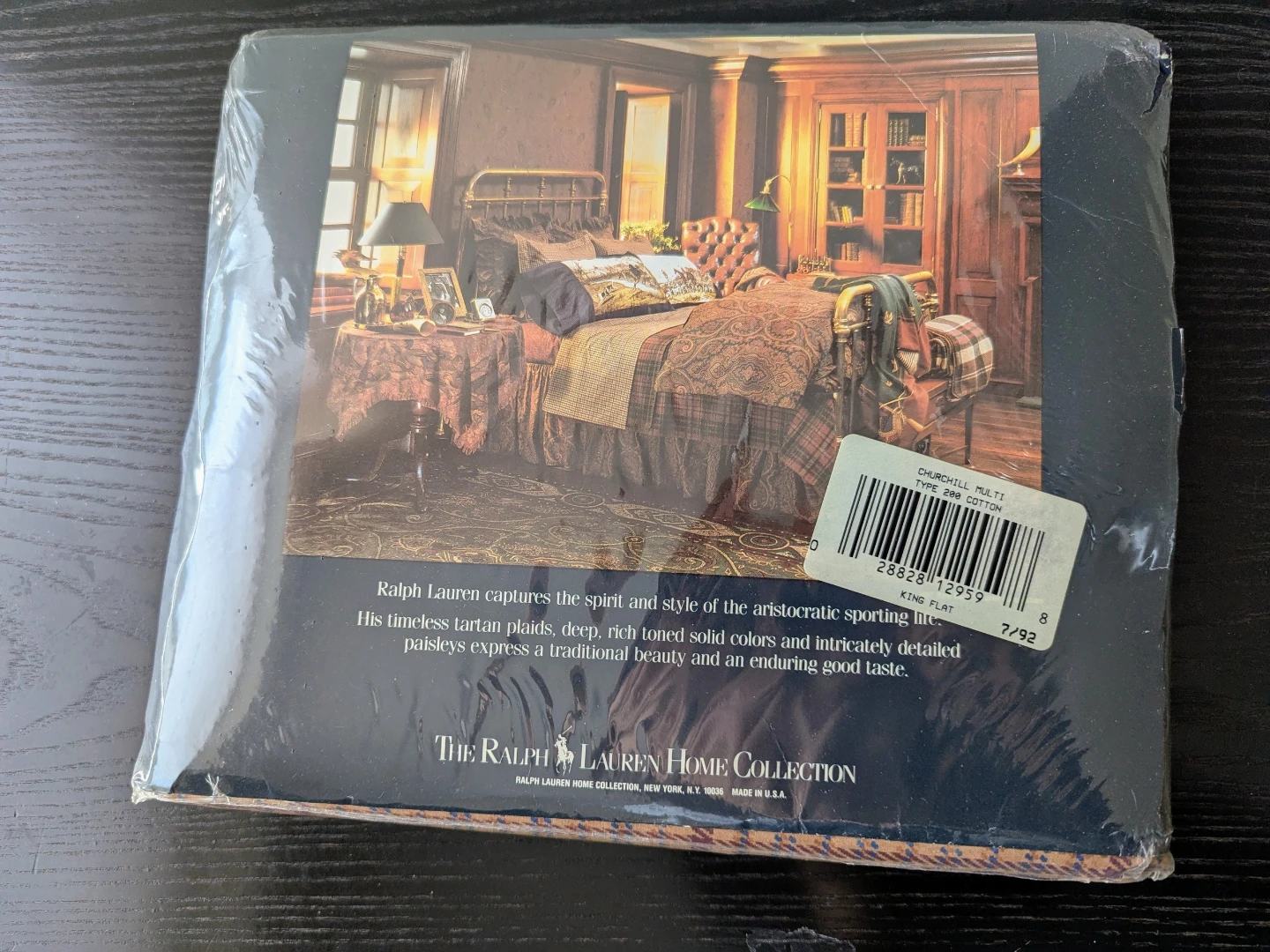 Ralph Lauren One King Flat Sheet - 100% Cotton, 200 Thread Count - photo 2