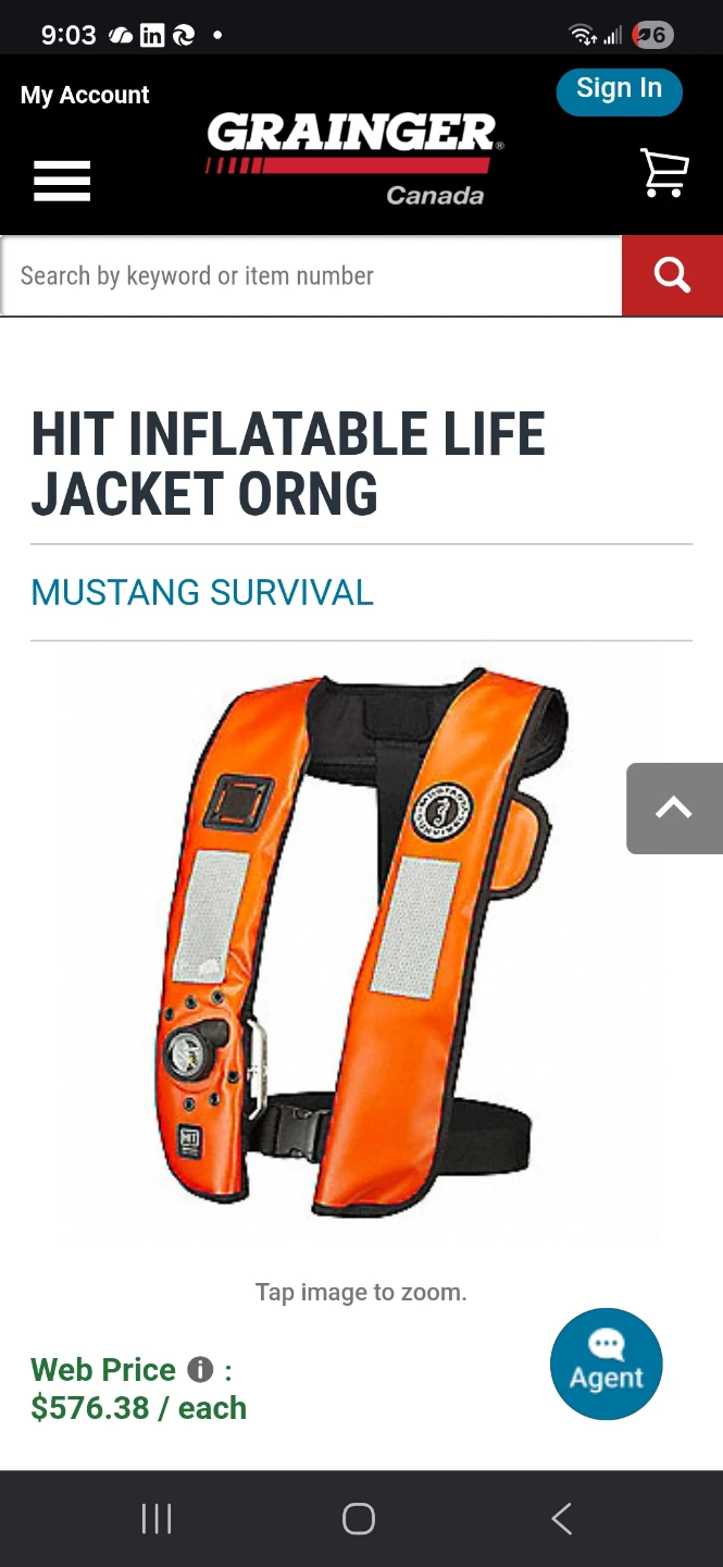 Mustang Survival Automatic Inflatable Life Jacket MD3157 - photo 2