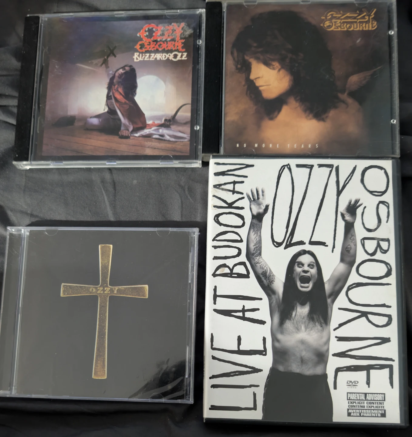 Ozzy Osbourne Live at Budokan DVD & 3 CD's