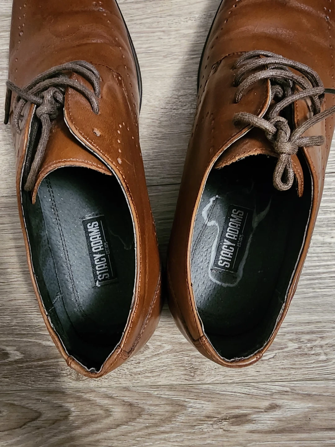 Stacy Adams Brown Leather Dress Shoes - photo 2