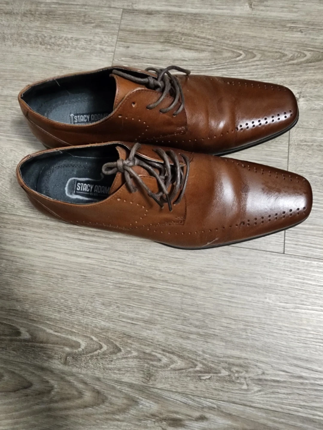 Stacy Adams Brown Leather Dress Shoes - photo 4