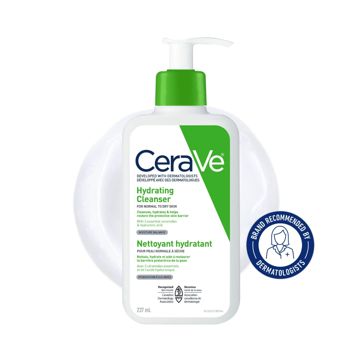 CeraVe Hydrating Cleanser for Normal to Dry Skin 237mL