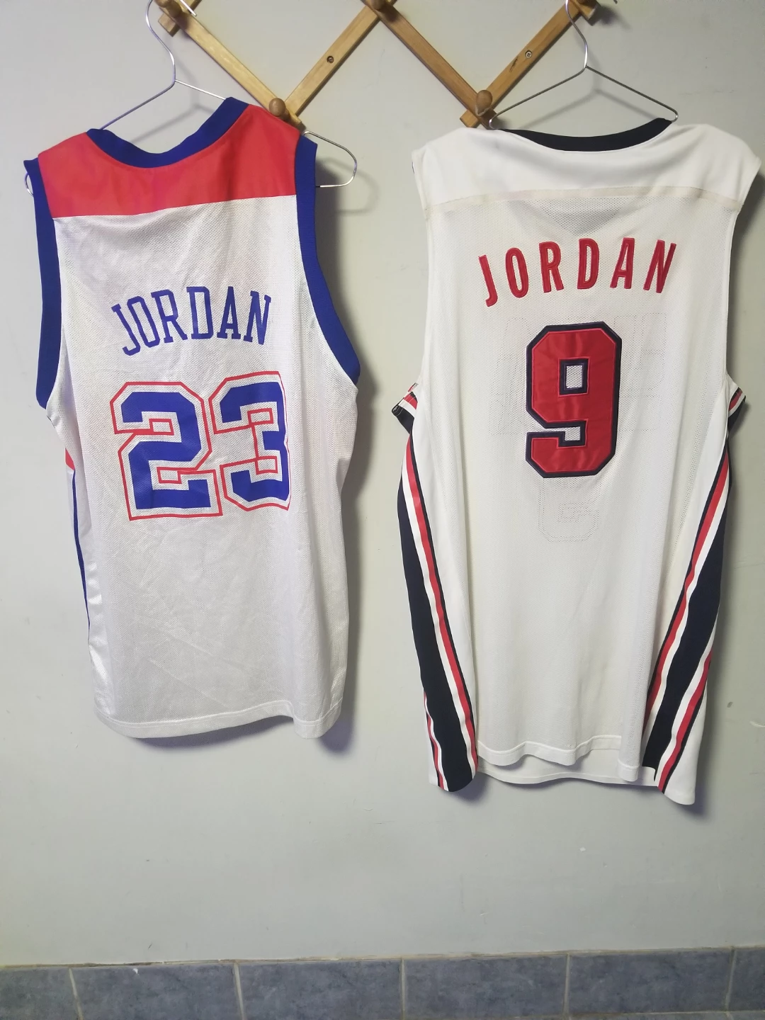 Reebok & Nike Basketball Jerseys - Bullets #23 & USA #9