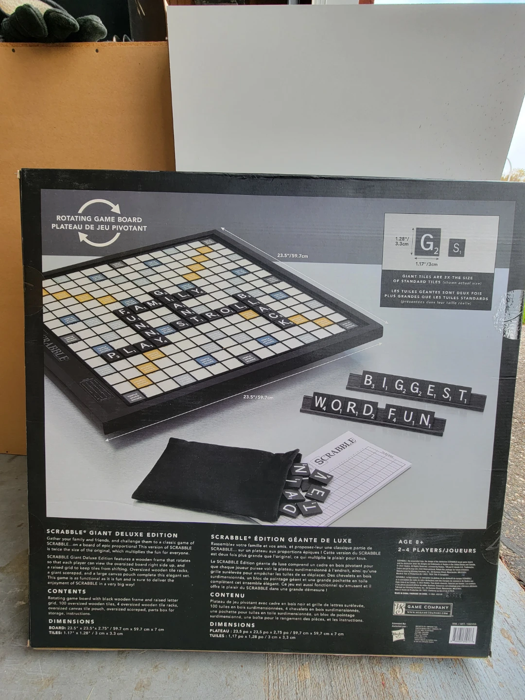 Scrabble Giant Deluxe Edition Board Game - photo 3