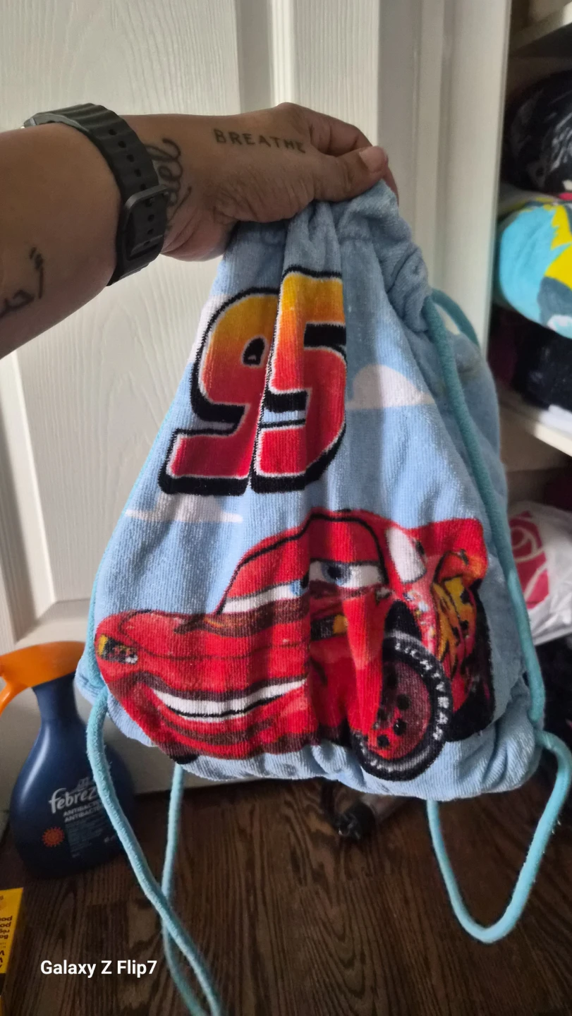 Cars & Pirates Drawstring towels in a bag - photo 2