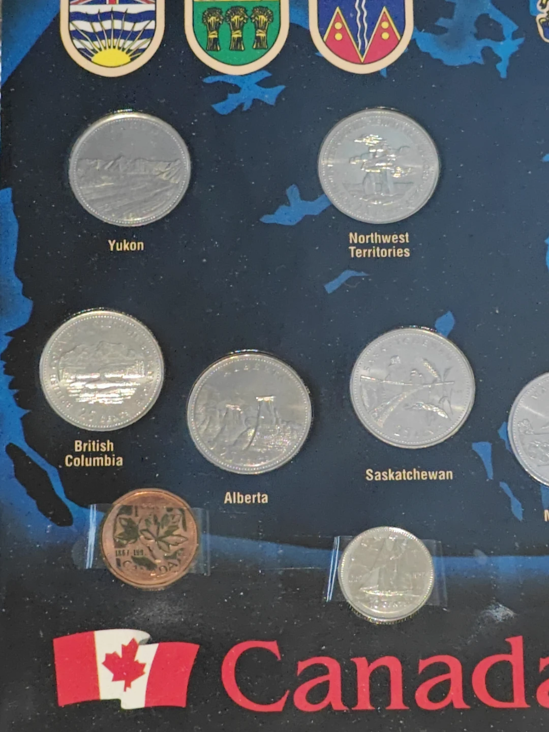 Canada 125th Anniversary Confederation Coin Set (17 Coins) - photo 2