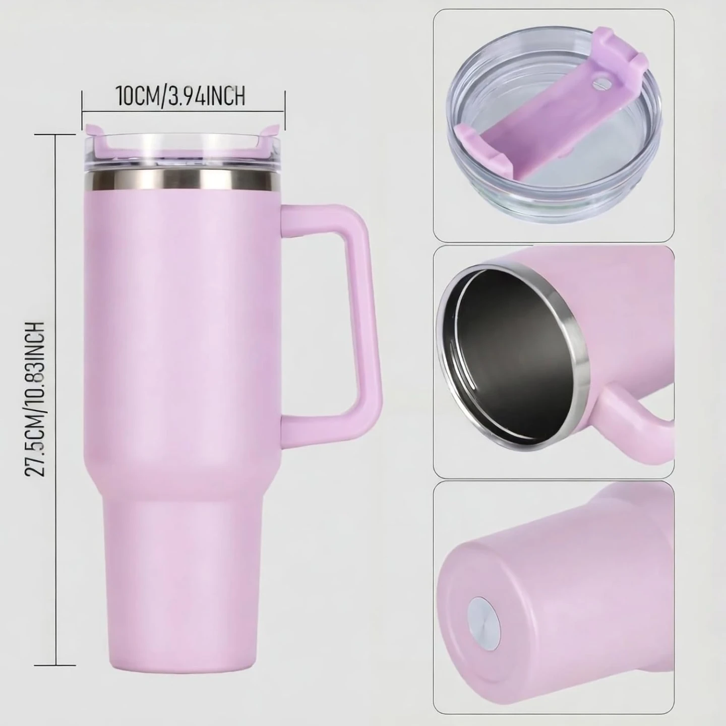 LMX 40oz Stainless Steel Vacuum Travel Mug / Water Bottle - photo 4