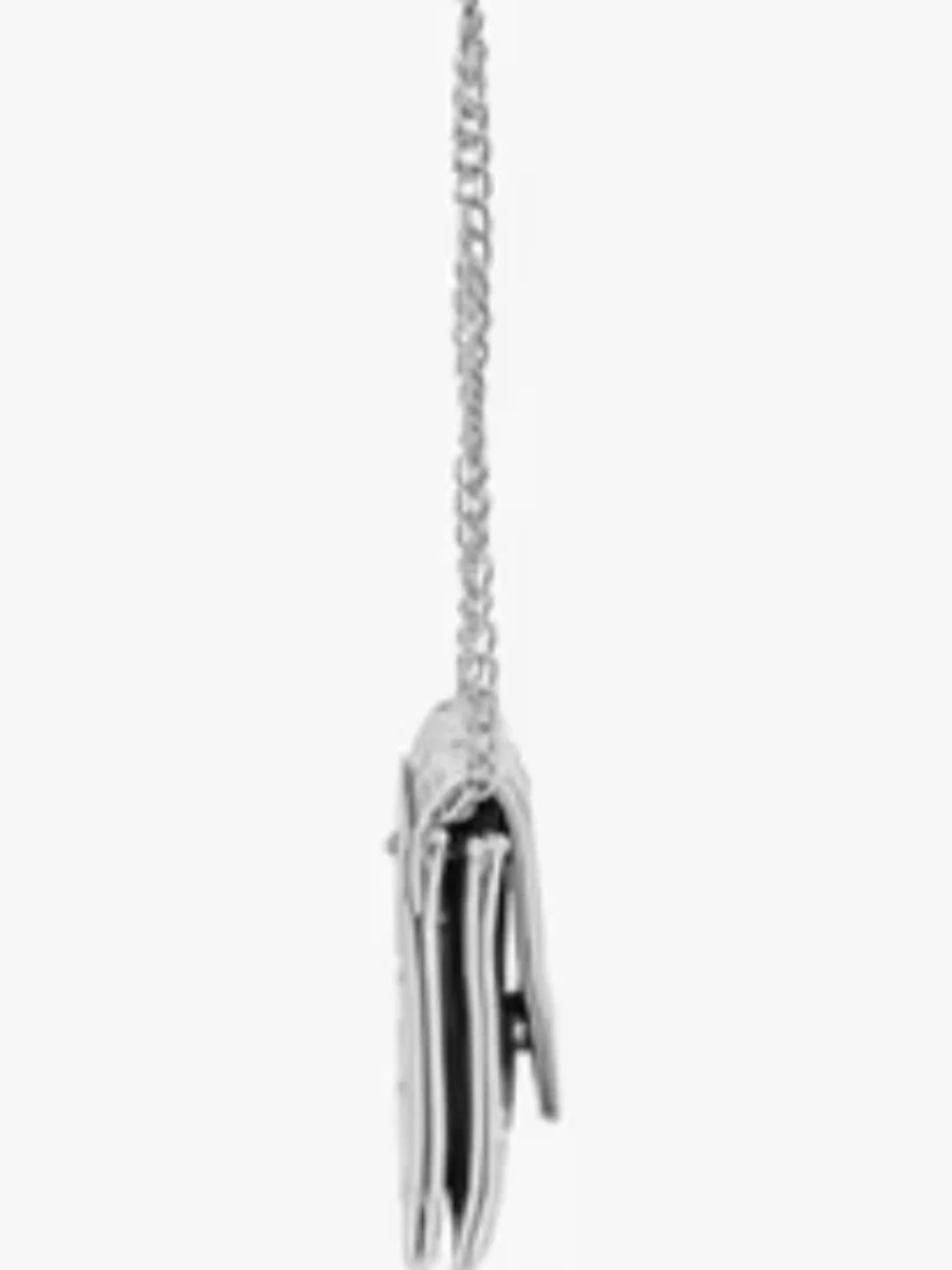 Steve Madden Silver Sequin Clutch with Chain Strap - photo 3