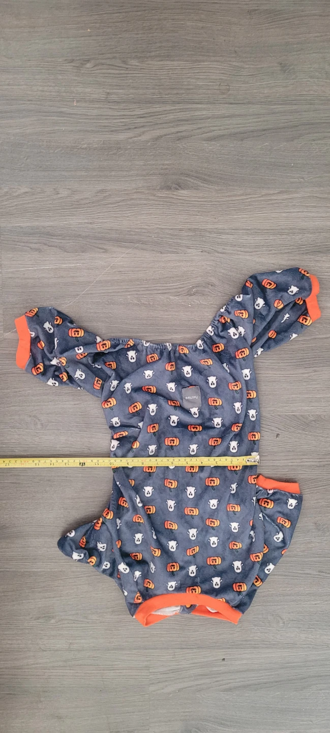 Fuzzyard Dog Pajamas Size 5 Halloween Print
