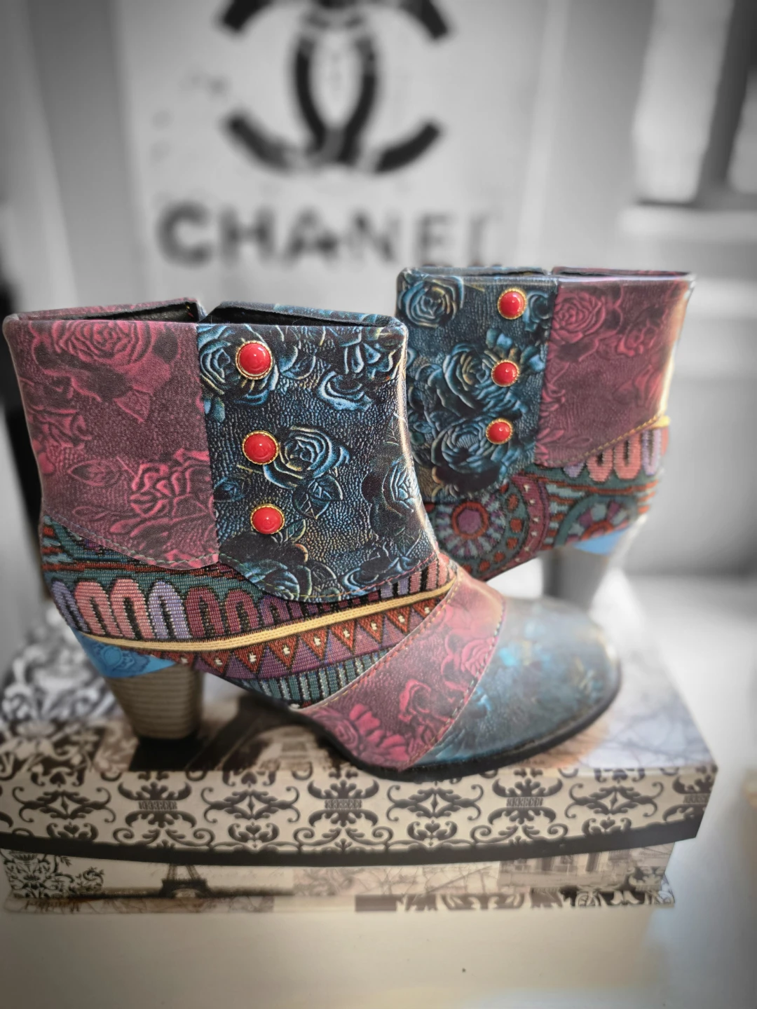 NEW Women's Ankle Boots Steampunk style  Size 38