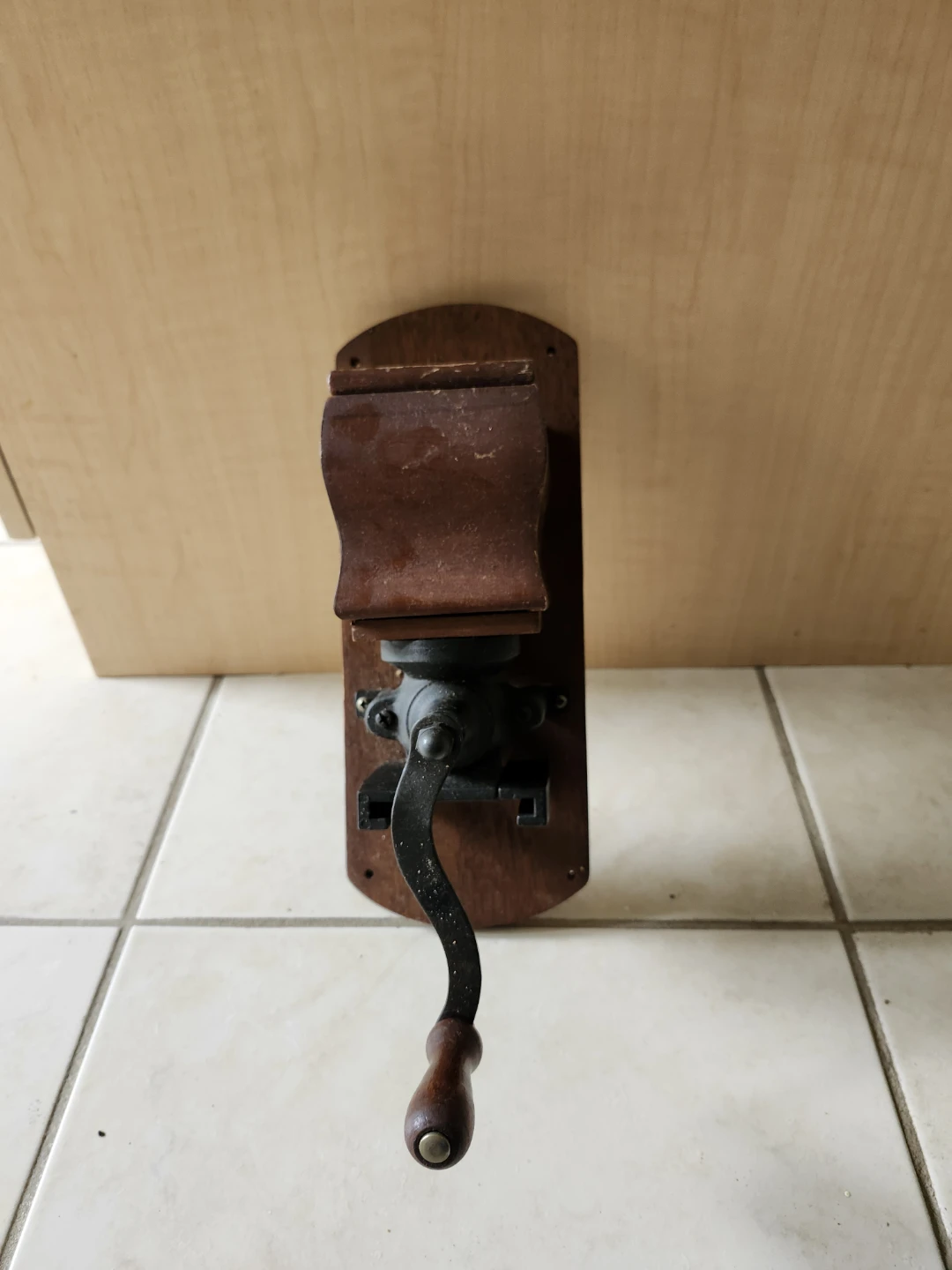 Vintage-Style Wall-Mounted Coffee Grinder