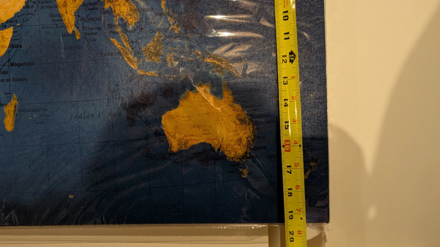 World Map Canvas Wall Art - photo 4