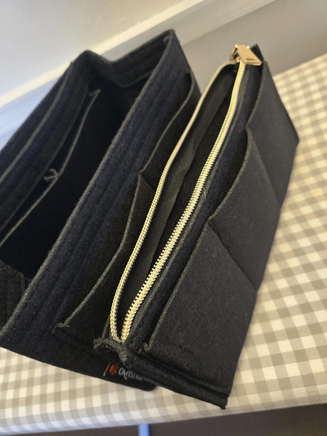 Black Felt Purse Organizer Insert - photo 4