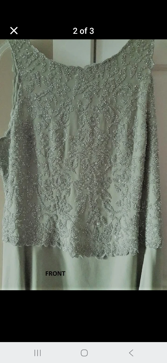 New Apple green gown