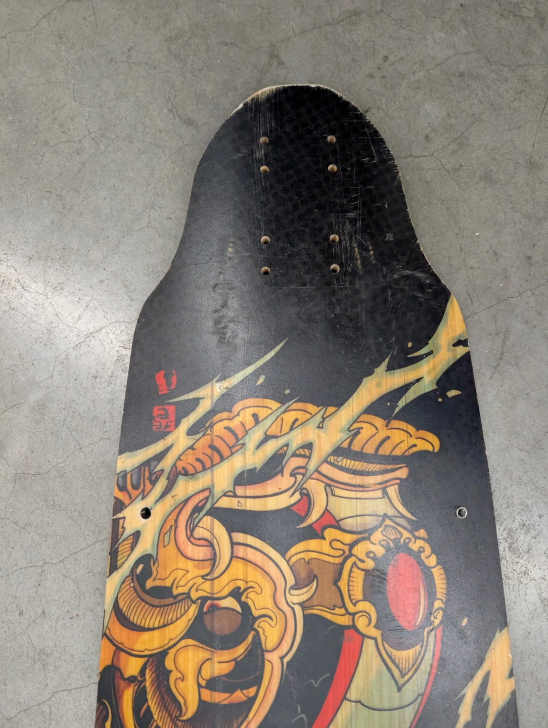 Rayne Longboard Deck with Dragon Graphic - photo 3