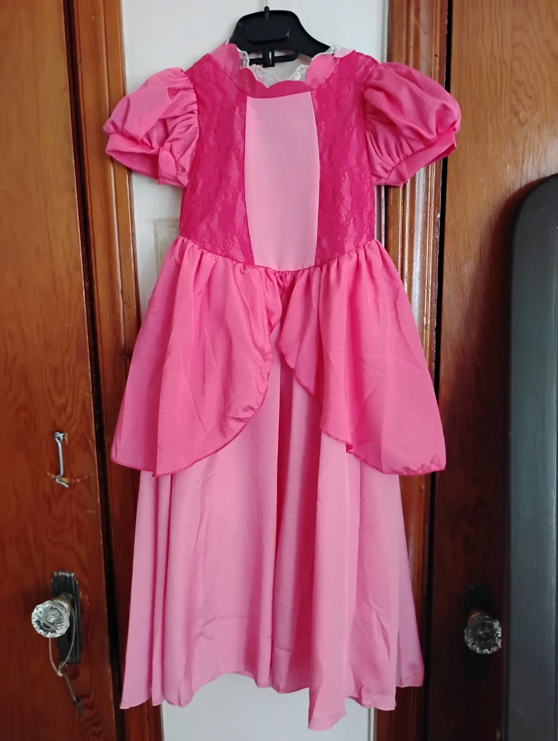 Princess Costume with Crown and Gloves