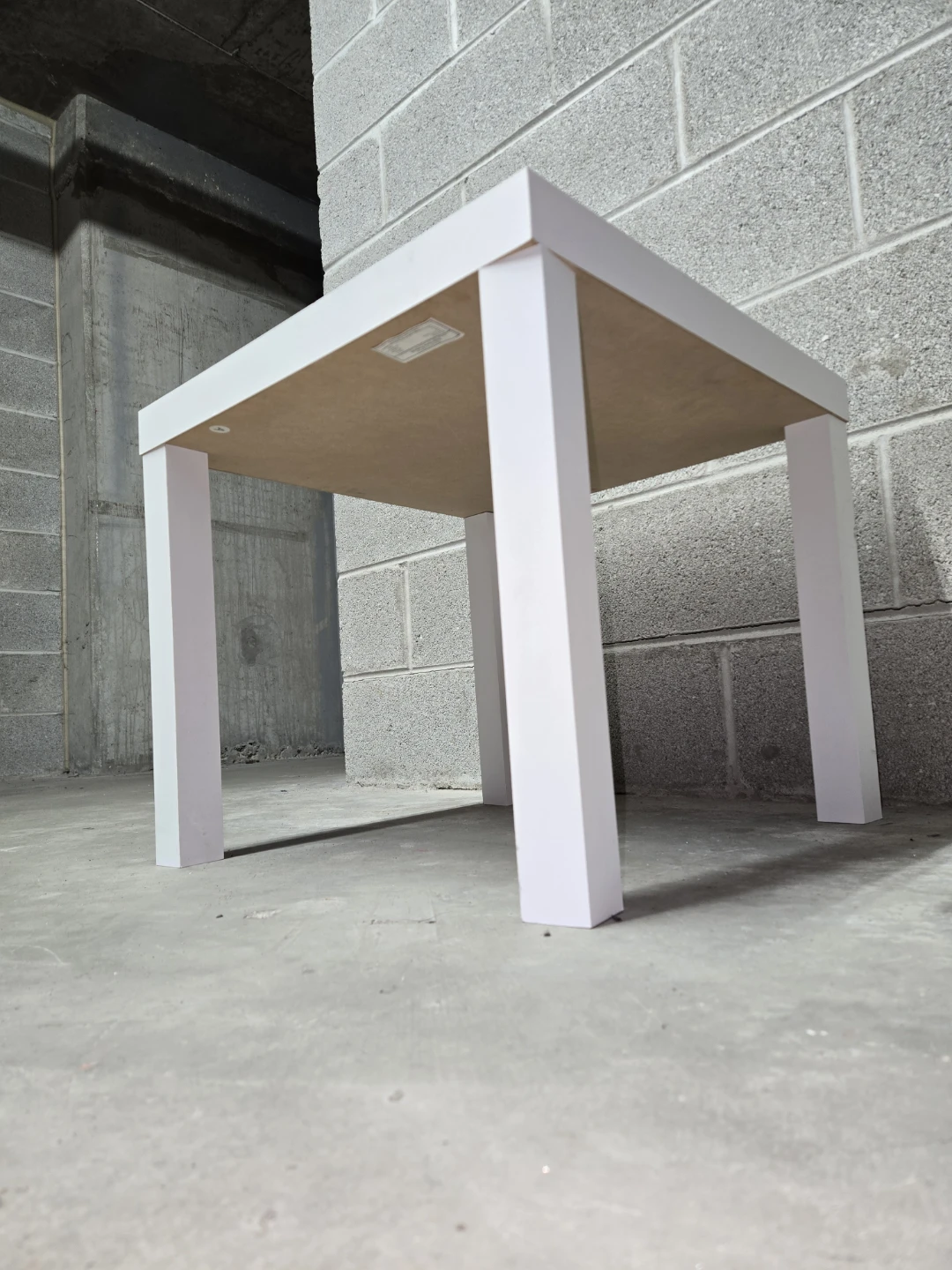 White Square Side Table - photo 5