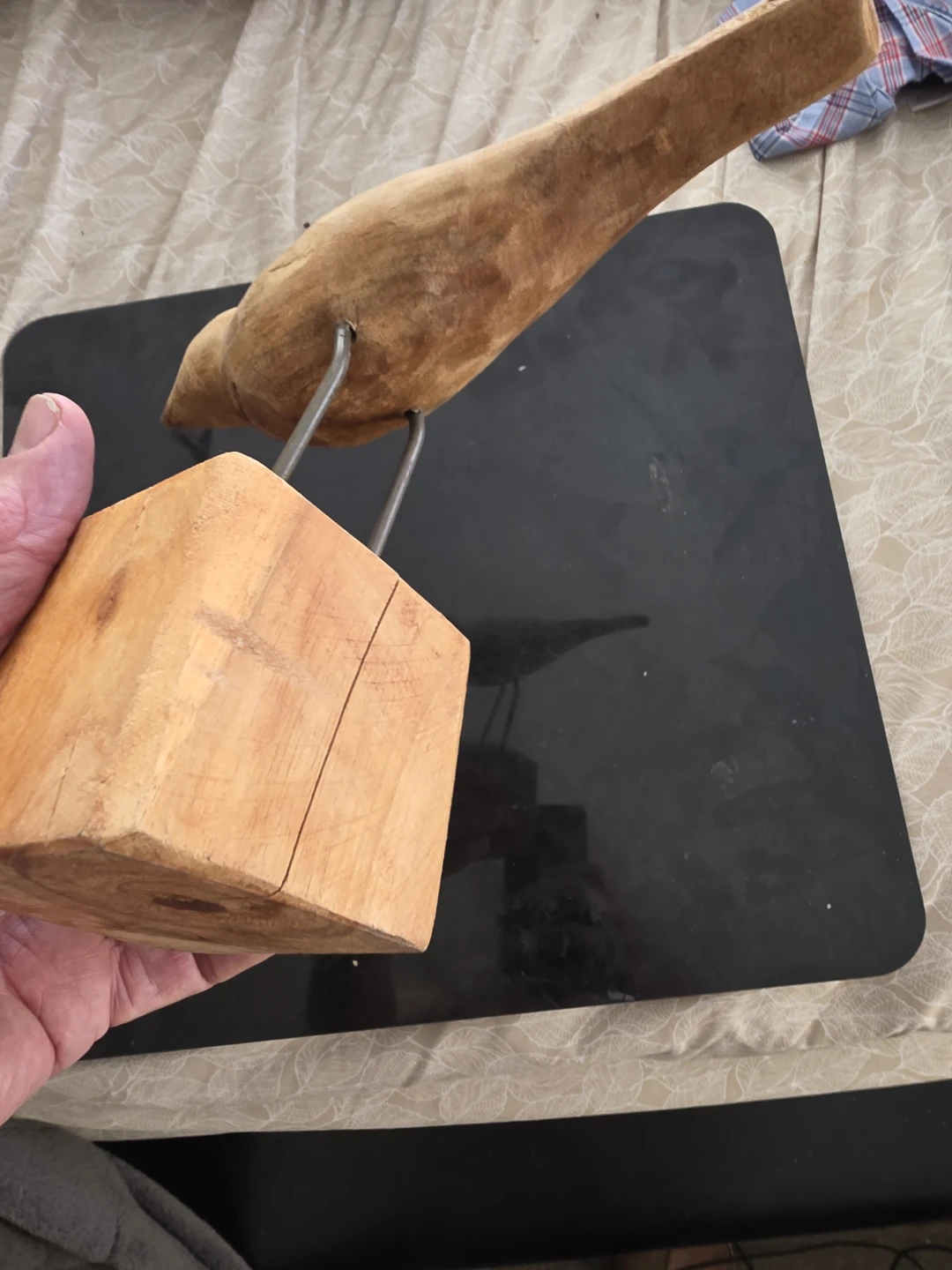 Primitive bird carving...love the simplicity - photo 4