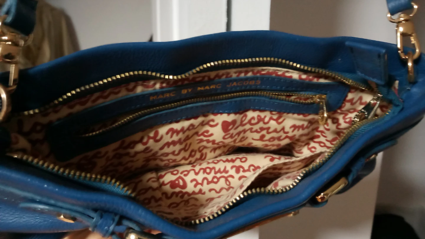Marc by Marc Jacobs Blue Leather Shoulder Bag - photo 3