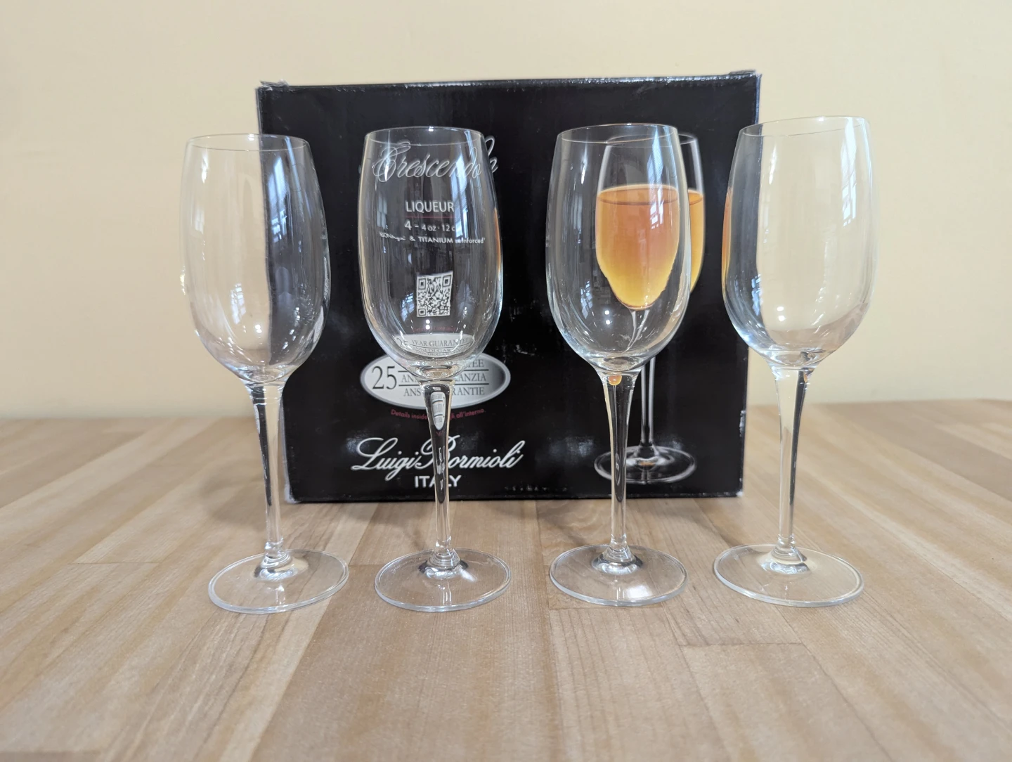 Set of 4 Champagne Glasses