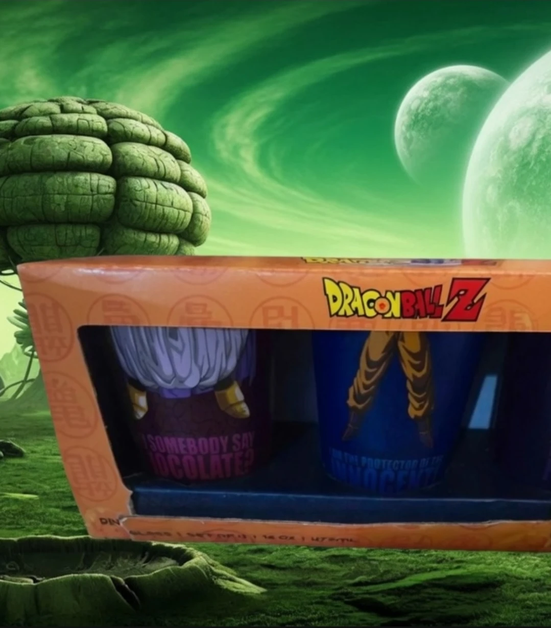 Dragon Ball Z Pint Glass Set (Set of 4) - Brand New - photo 3