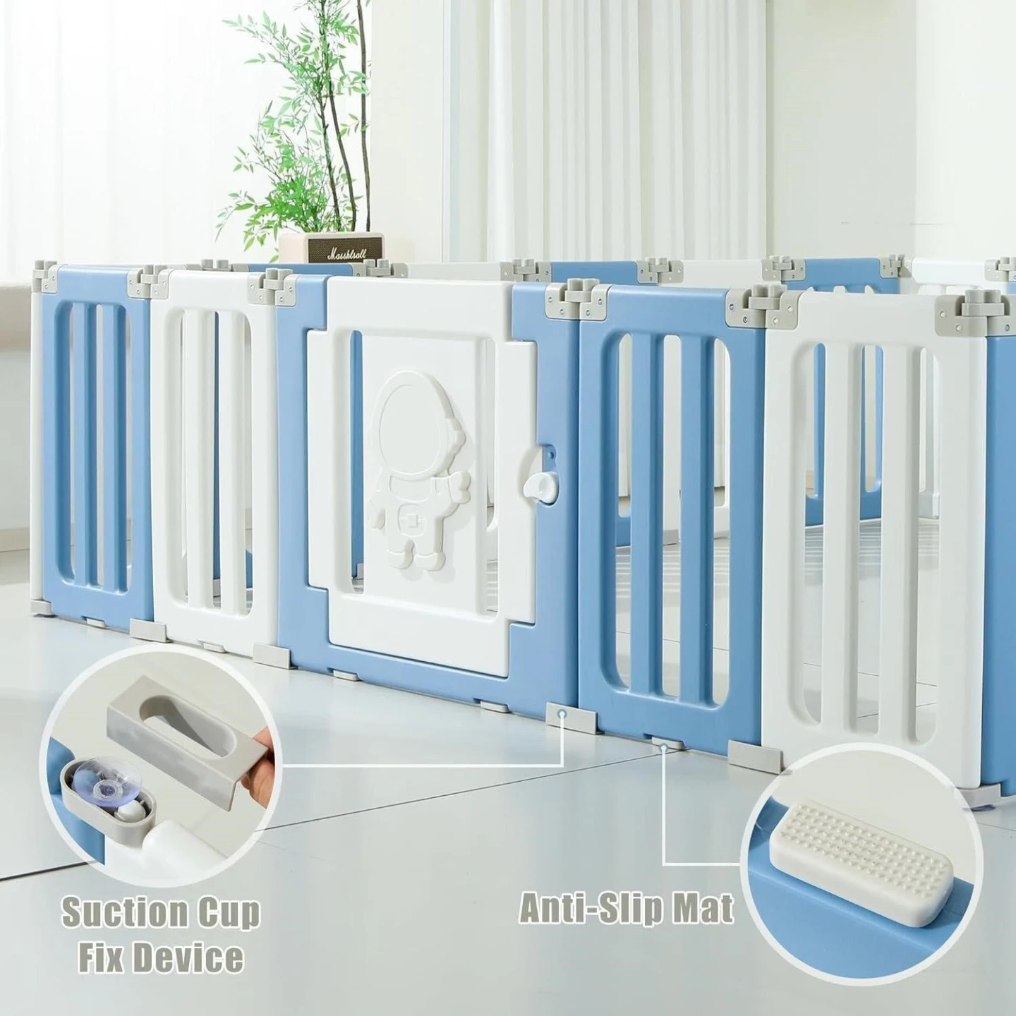Baby Play Pen 22 Panels Toddler Safety Fence - photo 4
